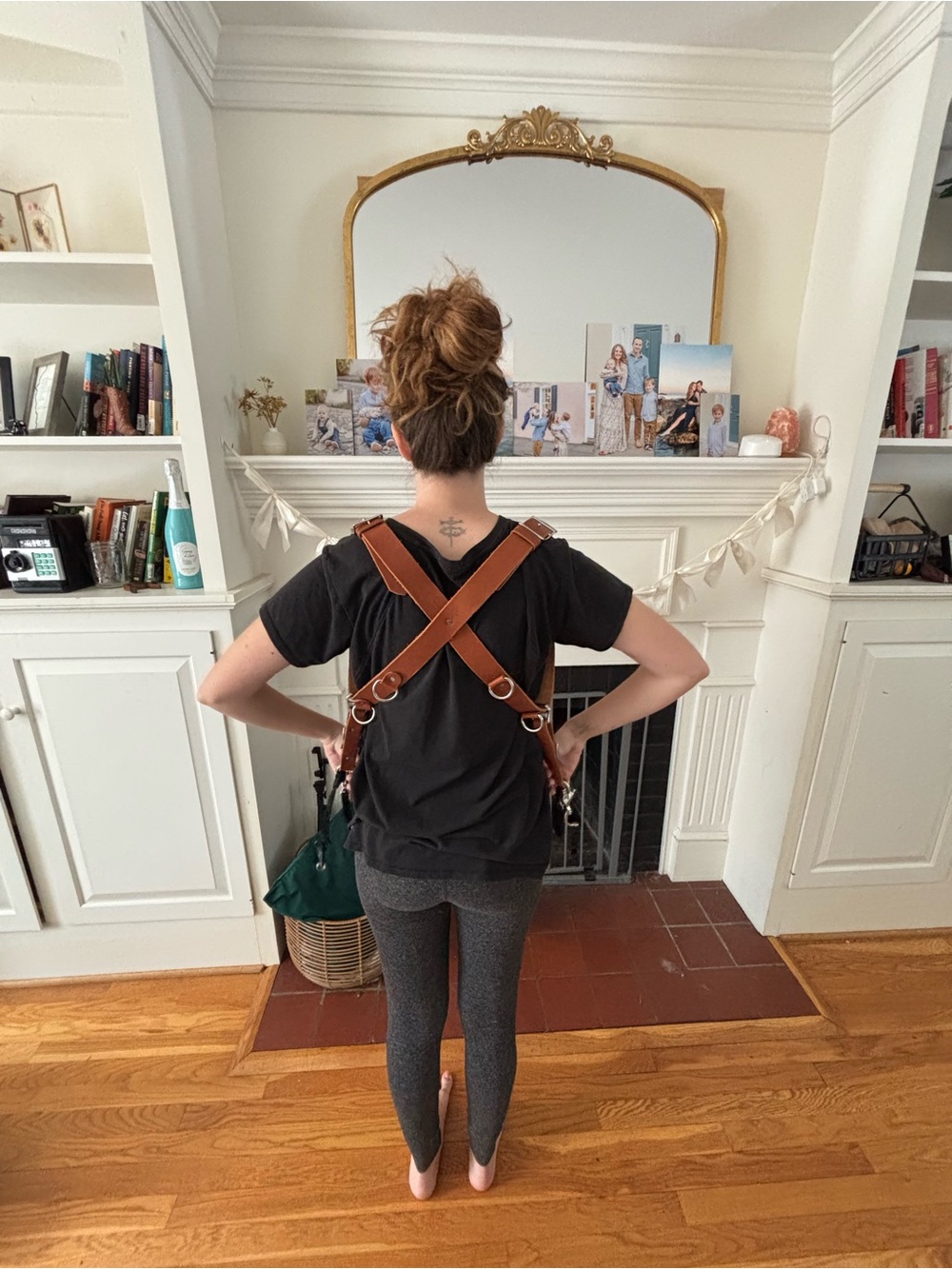Brown Leather Money maker straps— Adjustable Comfort Carry